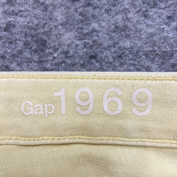 Gap 1969 Always Skinny Jeans Women's Size 30/10r Yellow Denim - Picture 9 of 12